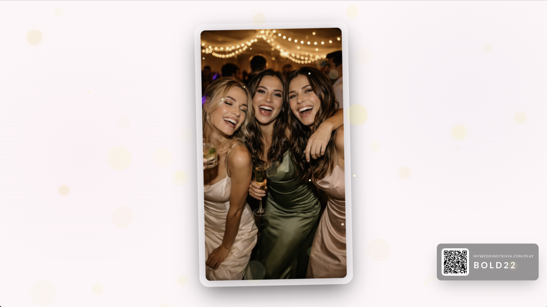 Guest uploading a wedding photo from their phone to the Live Photo Wall